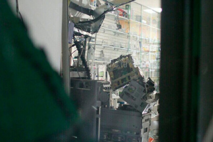 В Туле неизвестные за минуту взорвали банкомат и похитили деньги
